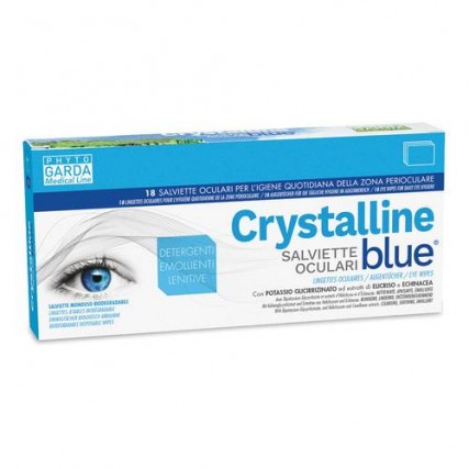 CRYSTALLINE BLUE 18 SALVIETTE OCULARI