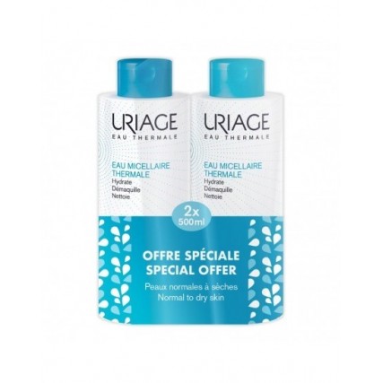 URIAGE EAU MICELLARE PER PELLI NORMALI/SECCHE 1+1