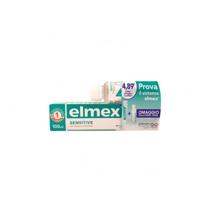 ELMEX SENSITIVE SPECIAL PACK 1 DENTIFRICIO ELMEX SENSITIVE 100 ML + 1 COLLUTORIO ELMEX SENSITIVE 100 ML IN OMAGGIO
