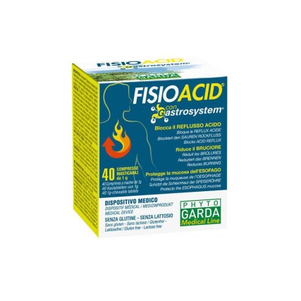 FISIOACID CON GASTROSYSTEM 40 COMPRESSE MASTICABILI