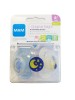 MAM NIGHT SUCCHIETTO 6+ MESI SILICONE DOPPIO MASCHIO