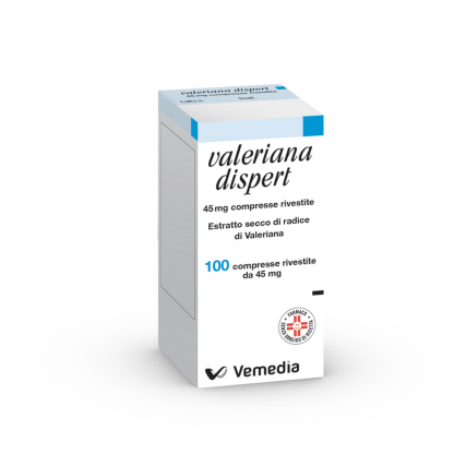 VALERIANA DISPERT 100 COMPRESSE RIVESTITE 45 mg