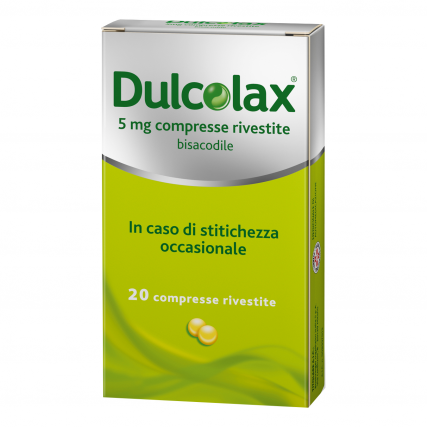 DULCOLAX 20 COMPRESSE RIVESTITE FAVORISCE LA MOTILITÀ INTESTINALE 5 mg