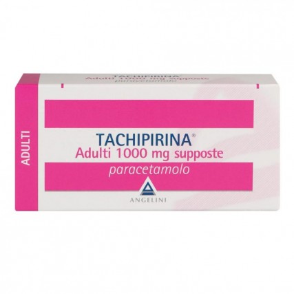 TACHIPIRINA ADULTI 10 SUPPOSTE 1.000 mg
