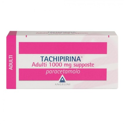 TACHIPIRINA ADULTI 10 SUPPOSTE 1.000 mg