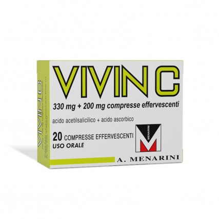 VIVIN C*20 COMPRESSE EFFERVESCENTI 330 mg + 200 mg