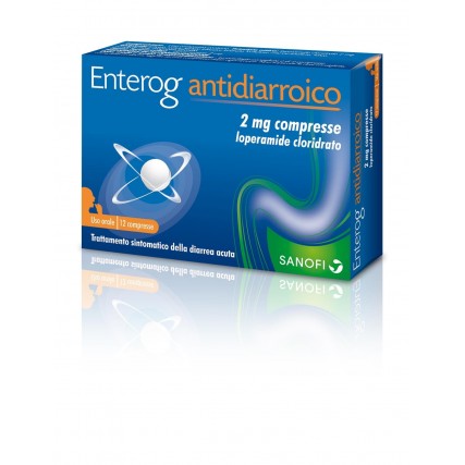 ENTEROGERMINA ANTIDIARROICO*12 COMPRESSE  2 mg