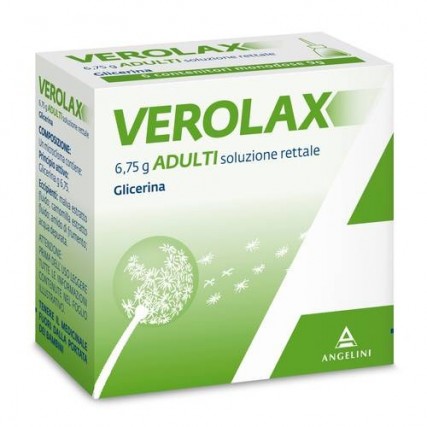 VEROLAX ADULTI 6 CONTENITORI MONODOSE SOLUZIONE RETTALE 6,75 GRAMMI