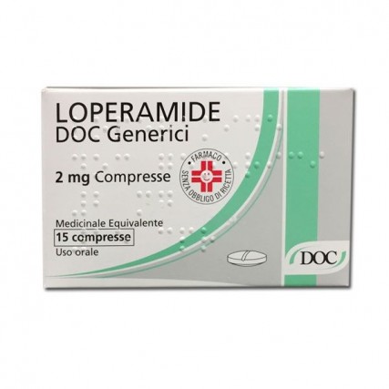 LOPERAMIDE DOC GENERICI 15 COMPRESSE 2 mg