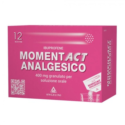 MOMENTACT ANALGESICO GRANULATO PER SOLUZIONE ORALE 12 BUSTINE 400 MG