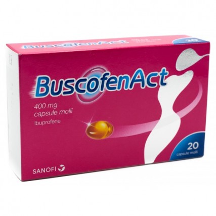 BUSCOFENACT 20 CAPSULE MOLLI 400 mg