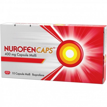 NUROFENCAPS 10 CAPSULE MOLLI 400 mg