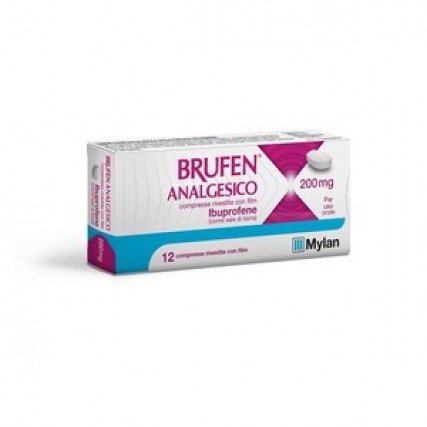 BRUFEN ANALGESICO 12 COMPRESSE RIVESTITE 200 mg