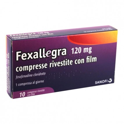 FEXALLEGRA 10 COMPRESSE RIVESTITE 120 mg