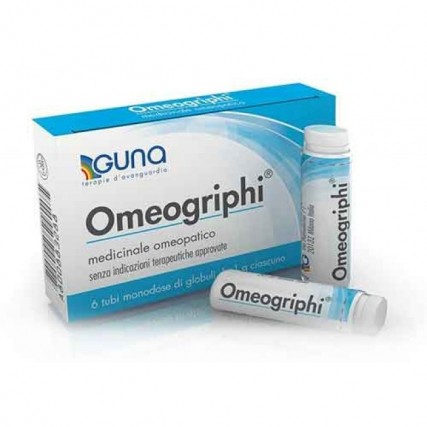 OMEOGRIPHI FARMACO OMEOPATICO 6 CONTENITORI MONODOSE DA 1 GRAMMO