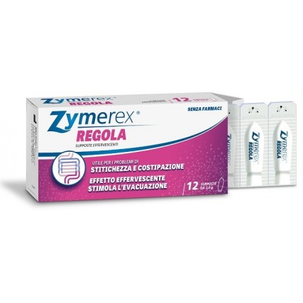 ZYMEREX REGOLA 12 SUPPOSTE DA 2,8 GRAMMI