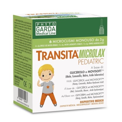 TRANSITA MICROLAX LASSATIVO BAMBINI 6 MICROCLISMI