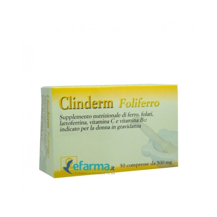 CLINDERM FOLIFERRO 30 COMPRESSE