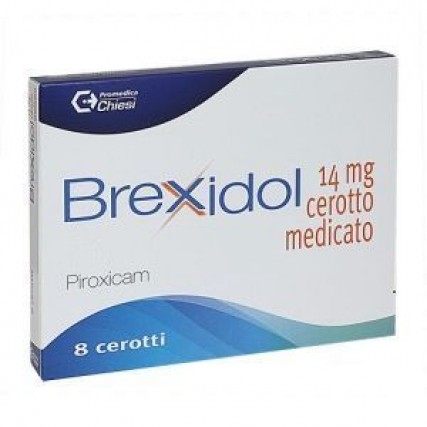 BREXIDOL 8 CEROTTI MEDICATI 14 mg