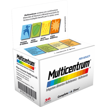 MULTICENTRUM ADULTI 30 COMPRESSE