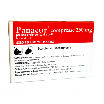PANACUR*10 cpr 250 mg cani e gatti