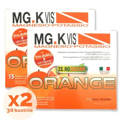 MGK VIS ORANGE ZERO ZUCCHERI 15 BUSTINE + 15 BUSTINE OMAGGIO