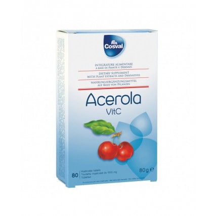 COSVAL ACEROLA+VITAMINA C 80 TAVOLETTE 75 GRAMMI