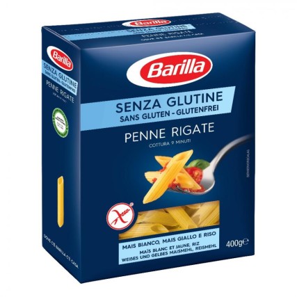 BARILLA PENNE RIGATE SENZA GLUTINE 400 GRAMMI