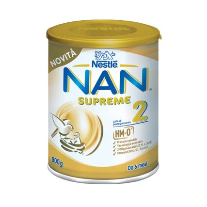 NESTLE' NAN SUPREME 2 LATTE DI PROSEGUIMENTO 800 G