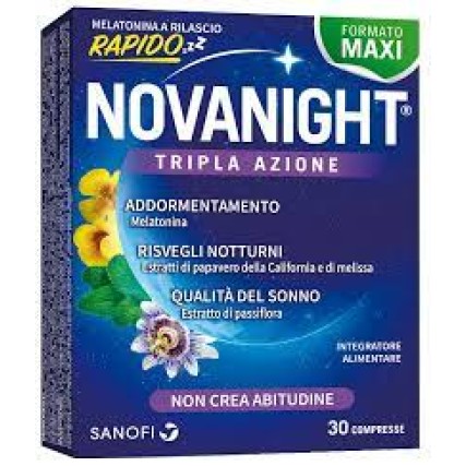 NOVANIGHT 30 COMPRESSE RILASCIO RAPIDO