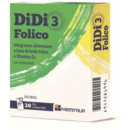 DIDI3 FOLICO FARMAITALIA 30 FILM ORODISPERSIBILI