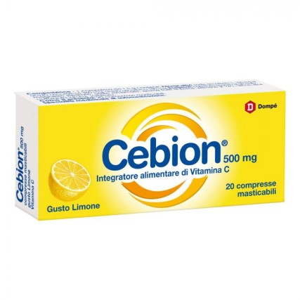 CEBION 20 COMPRESSE MASTICABILI AL LIMONE VITAMINA C