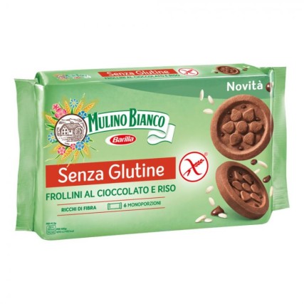 MULINO BIANCO FROLLINI CIOCCOLATO RISO SENZA GLUTINE 250 GRAMMI