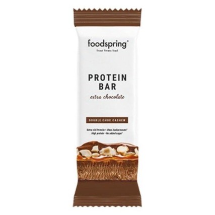 FOODSPRING PROTEIN BAR EXTRA CHCOCOLATE ARACHIDE CROCCANTE 65 G