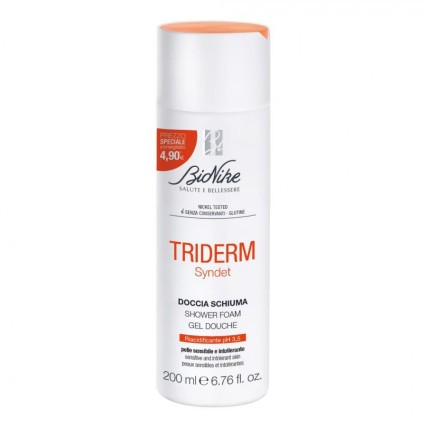 ICIM BIONIKE TRIDERM DOCCIA SCHIUMA SYNDET PH 3,5 DETERGENTE CORPO DELICATO 200 ML