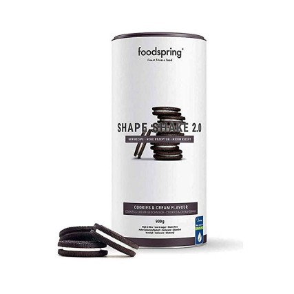 FOODSPRING SHAPE SHAKE 2,0 BISCOTTI-CREMA 900 GRAMMI