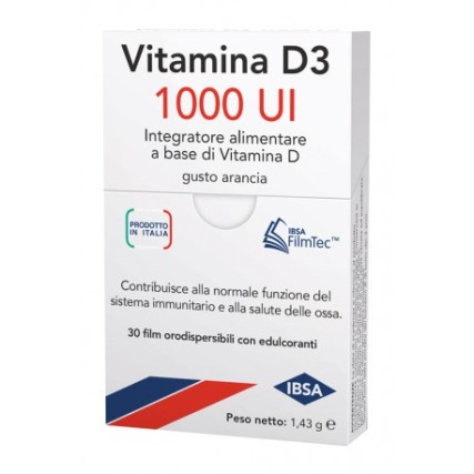 VITAMINA D3 1000UI 30 FILM ORALI