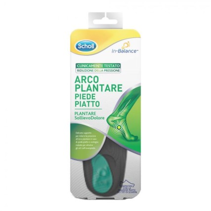 SCHOLL ARCO PLANTARE PIEDE PIATTO TAGLIA M 2 PEZZI	