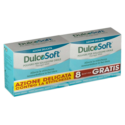 DULCOSOFT 20 BUSTINE BIPACCO 1+1 (40 BUSTINE)