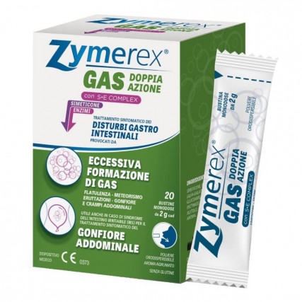ZYMEREX GAS DOPPIA AZIONE S+E COMPLEX 20 BUSTINE