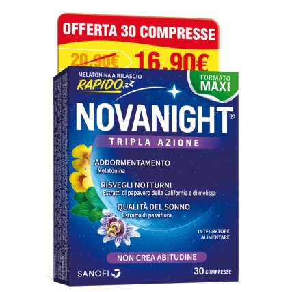 NOVANIGHT 30 COMPRESSE RILASCIO RADIDO PROMO