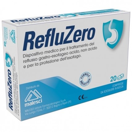 REFLUZERO BRUCIORE E REFLUSSO GASTRO-ESOFAGEO 20 COMPRESSE