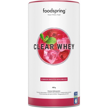 FOODSPRING CLEAR WHEY MOJITO AL LAMPONE 480 GRAMMI