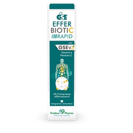 GSE EFFEROBIOTIC RAPID DIFESE ORGANICHE 20 COMPRESSE