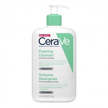 CERAVE SCHIUMA DETERGENTE 473 ML CON CRAVATTINO