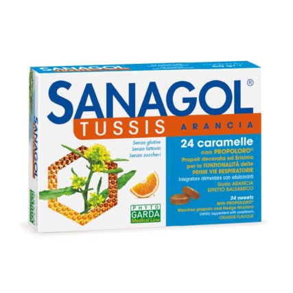 NAMED SANAGOL TUSSIS 24 + 12 CARAMELLE ( IN OMAGGIO PER I CLIENTI DELLA FARMACIA EUROPA )