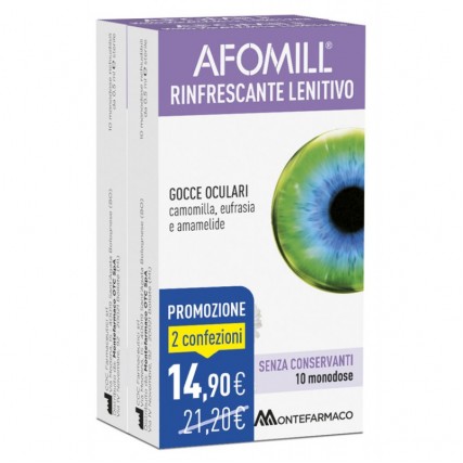 AFOMILL BIPACK GOCCE OCULARI RINFRESCANTE LENITIVO