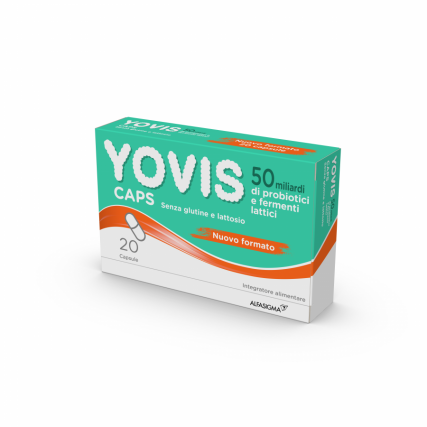 YOVIS CAPS INTEGRATORE ALIMENTARE A BASE DI PROBIOTICI FERMENTI LATTICI 20 CAPSULE