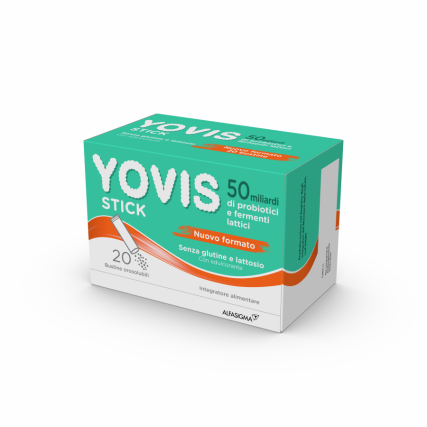 YOVIS STICK INTEGRATORE ALIMENTARE PROBIOTICO PER FLORA INTESTINALE 20 BUSTINE STICK