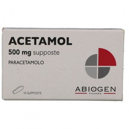 ACETAMOL*10 supp 500 mg